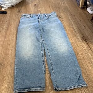 Levi’s, ribcage straight, Relaxed Light Blue Jeans